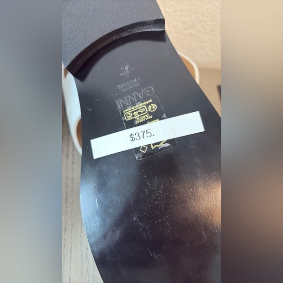 Ganni buckle cross strap sandals NWT , sz 7 - Picture 7 of 13